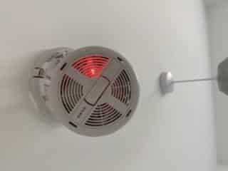 Smoke Detector Red Light Flashing